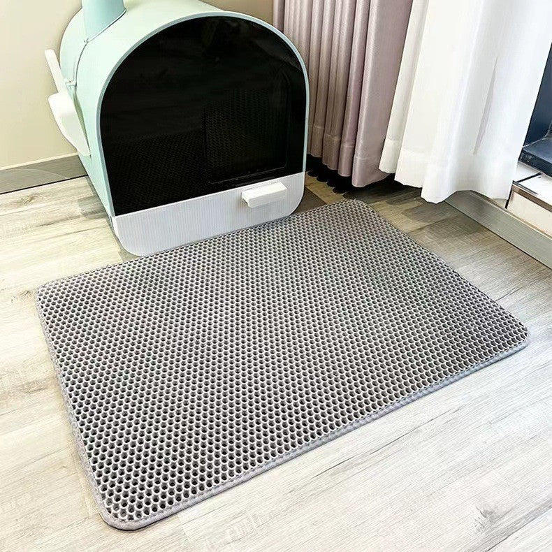 Double-layered Cat Litter Mat (Buy 1 Get 1 Free!) – PawCatch-Gray-30*30cm-State of Style
