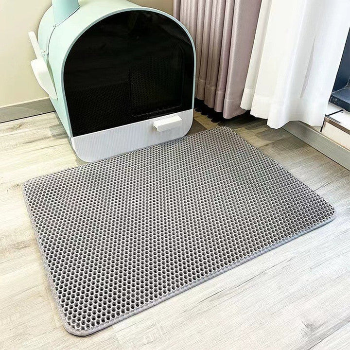 Double-layered Cat Litter Mat (Buy 1 Get 1 Free!) – PawCatch-Gray-30*30cm-State of Style