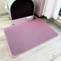Double-layered Cat Litter Mat (Buy 1 Get 1 Free!) – PawCatch-Pink-30*30cm-State of Style