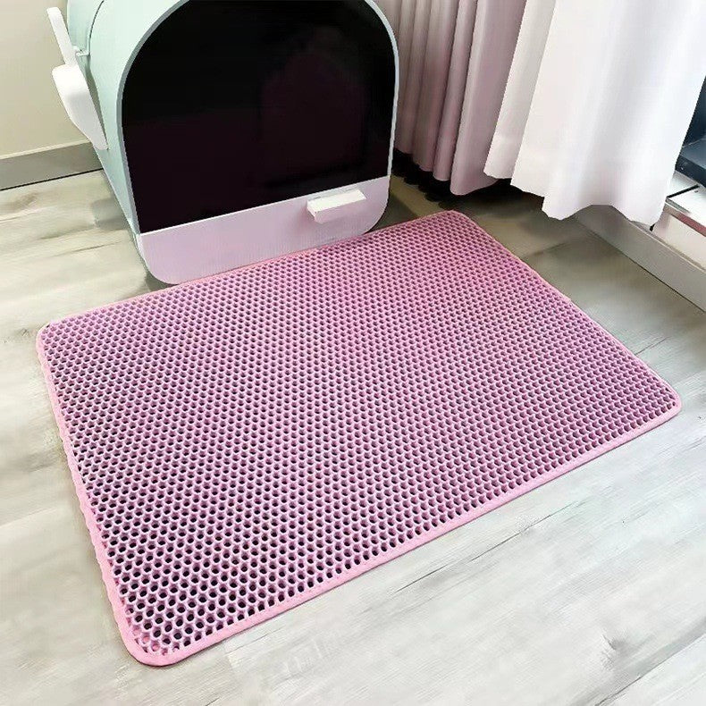 Double-layered Cat Litter Mat (Buy 1 Get 1 Free!) – PawCatch-Pink-30*30cm-State of Style