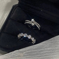 Double Layered Star Ring Set - Astrid-Set-State of Style