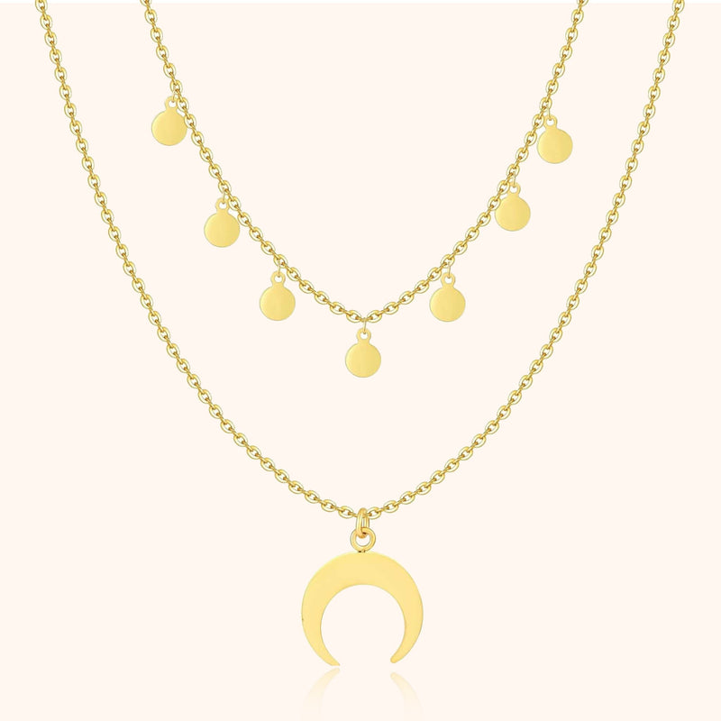 Double Necklace - Luna-Gold-State of Style