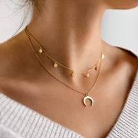 Double Necklace - Luna-Silver-State of Style