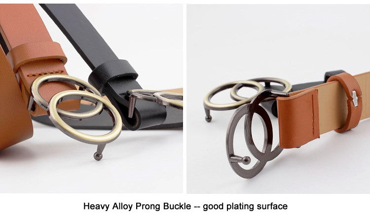 Double Ring Designer Belt – A Stylish Detail for Your Everyday Look!-A1 Copper Ring-State of Style