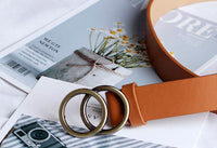 Double Ring Designer Belt – A Stylish Detail for Your Everyday Look!-A1 Copper Ring-State of Style