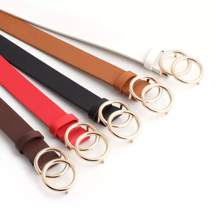 Double Ring Designer Belt – A Stylish Detail for Your Everyday Look!-A1 Copper Ring-State of Style