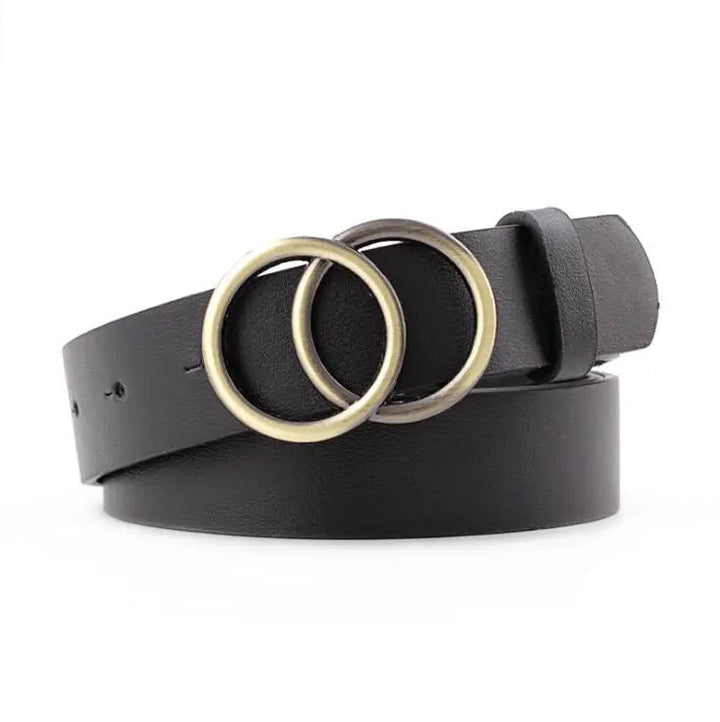 Double Ring Designer Belt – A Stylish Detail for Your Everyday Look!-A2 Copper Ring-State of Style