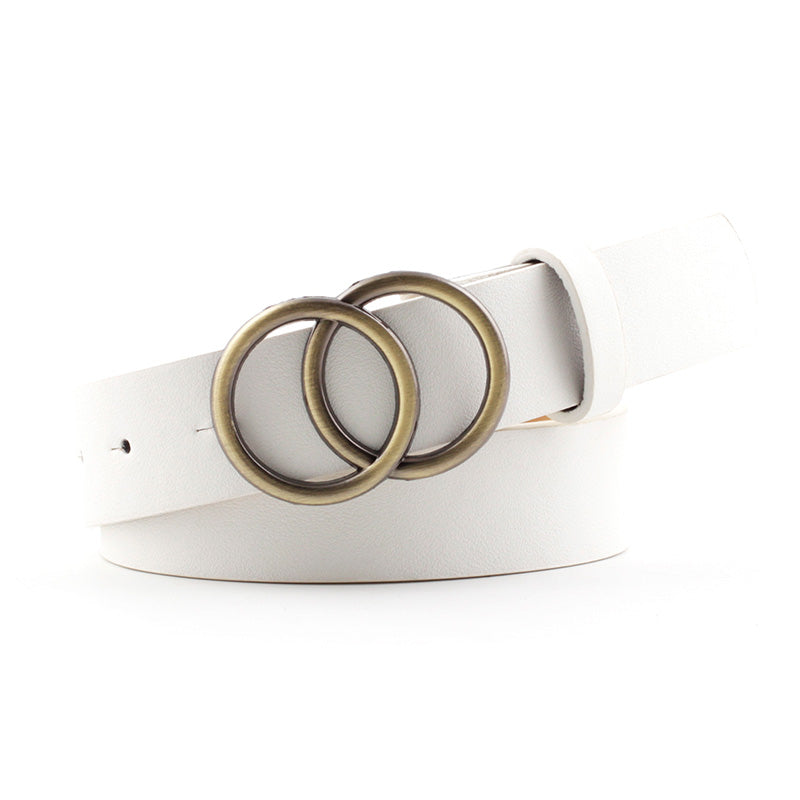 Double Ring Designer Belt – A Stylish Detail for Your Everyday Look!-A3 Copper Ring-State of Style