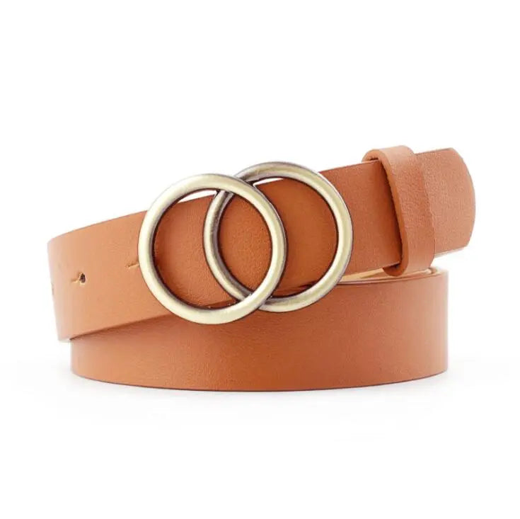 Double Ring Designer Belt – A Stylish Detail for Your Everyday Look!-A4 Copper Ring-State of Style