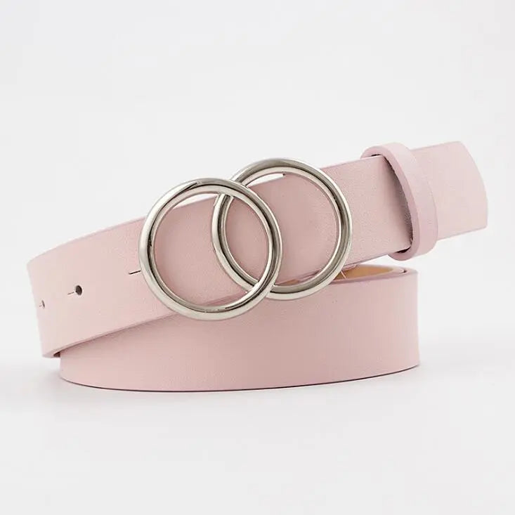 Double Ring Designer Belt – A Stylish Detail for Your Everyday Look!-B1 Silver Ring-State of Style