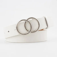Double Ring Designer Belt – A Stylish Detail for Your Everyday Look!-B4 Silver Ring-State of Style