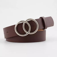 Double Ring Designer Belt – A Stylish Detail for Your Everyday Look!-B5 Silver Ring-State of Style