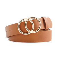 Double Ring Designer Belt – A Stylish Detail for Your Everyday Look!-C1 Golden Ring-State of Style