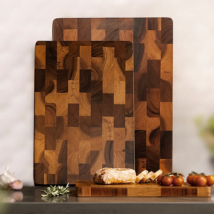 Double-sided Chopping Board - TimberFlow-Small: 28.00 × 18.01 × 1.19 cm-State of Style