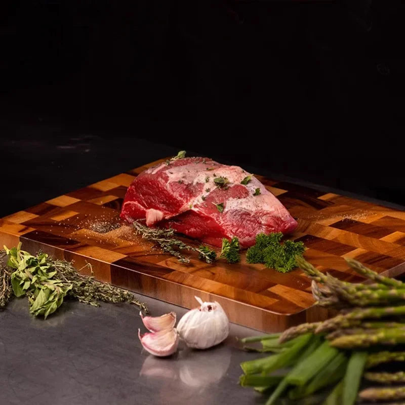 Double-sided Chopping Board - TimberFlow-Small: 28.00 × 18.01 × 1.19 cm-State of Style
