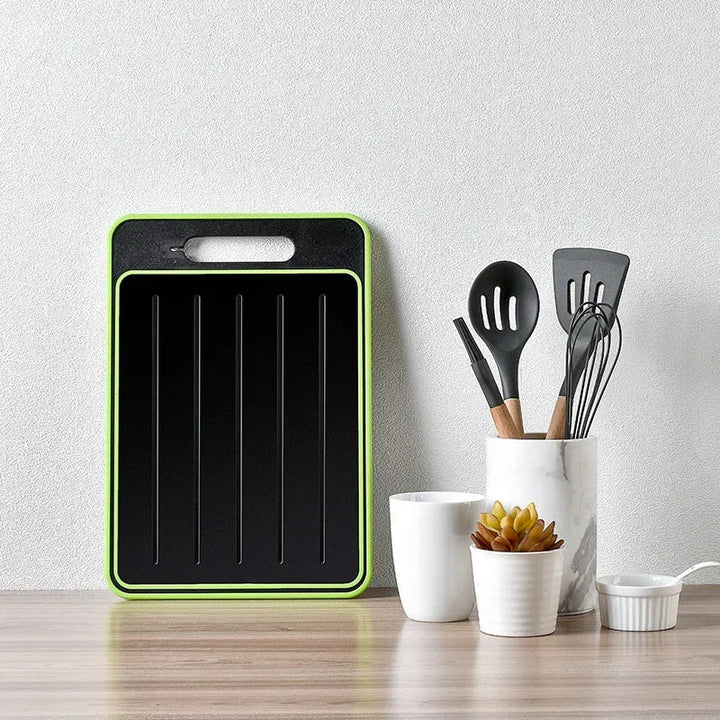 Double-Sided Chopping Board with Defrosting Plate - BladeBoard-State of Style