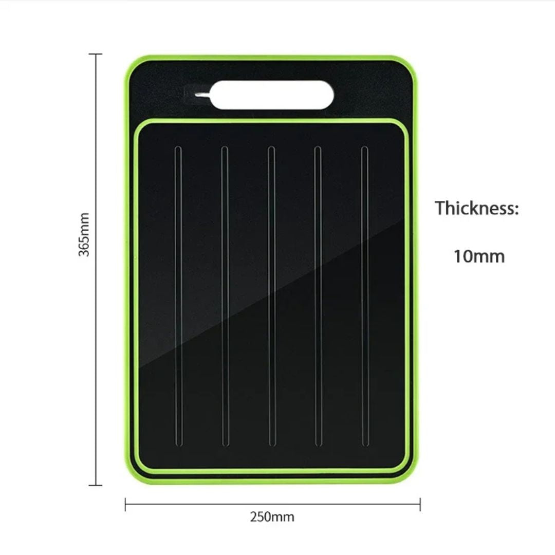 Double-Sided Chopping Board with Defrosting Plate - BladeBoard-State of Style
