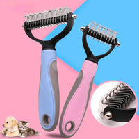 Double-Sided Hair Removal Comb for Pets - SmoothGroom-Blue-State of Style