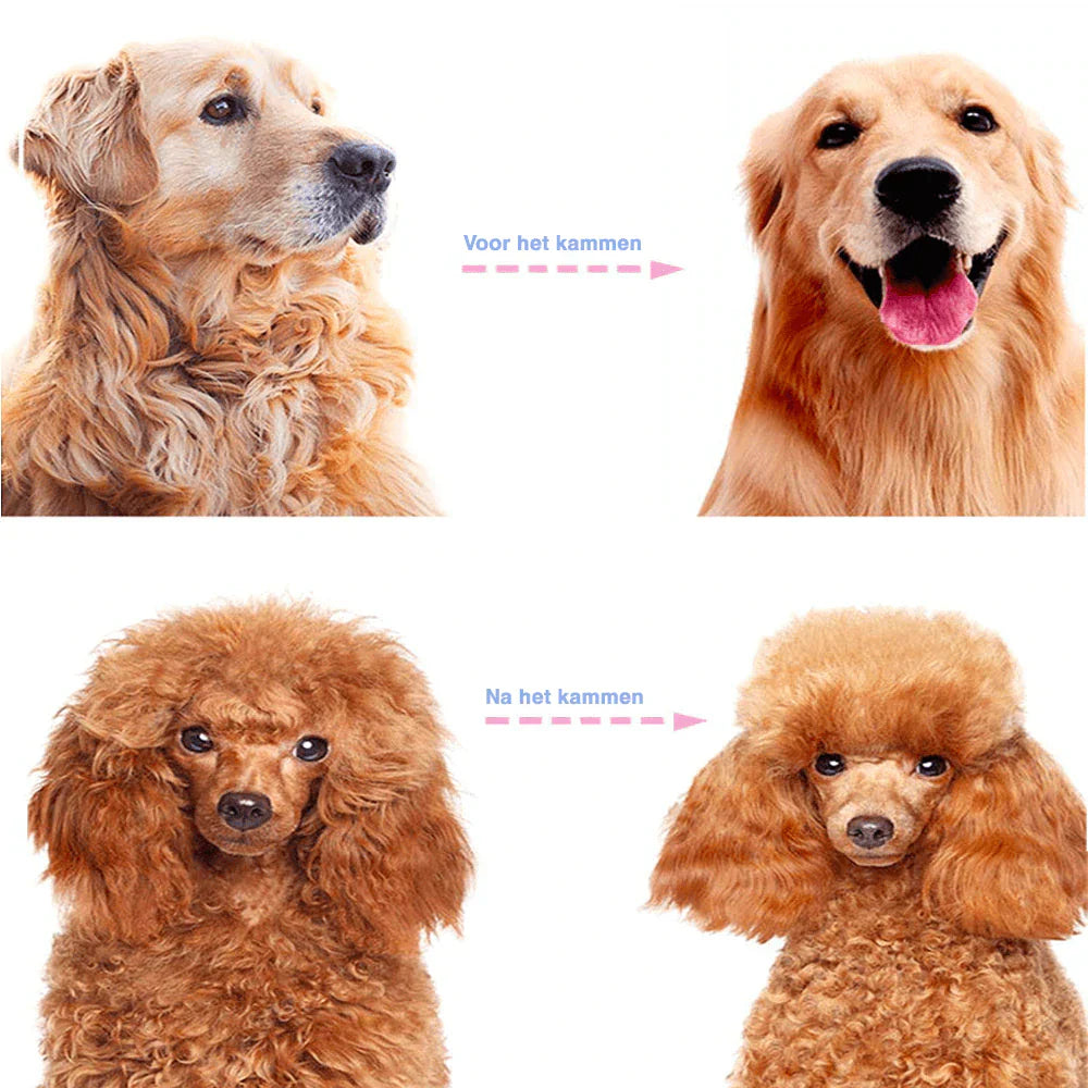 Double-Sided Hair Removal Comb for Pets - SmoothGroom-Blue-State of Style