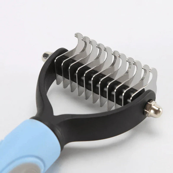 Double-Sided Hair Removal Comb for Pets - SmoothGroom-Blue-State of Style