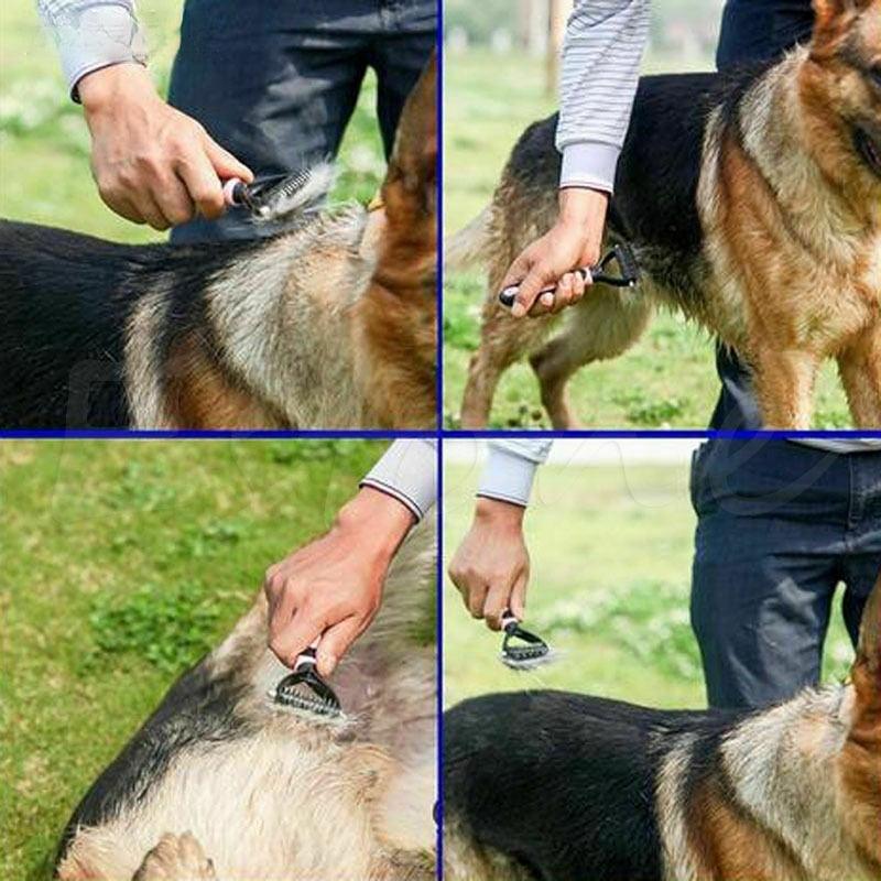 Double-Sided Hair Removal Comb for Pets - SmoothGroom-Blue-State of Style