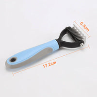 Double-Sided Hair Removal Comb for Pets - SmoothGroom-Blue-State of Style