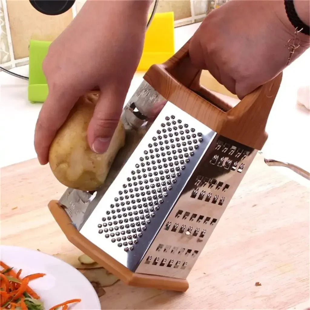 Double-sided kitchen grater with collection tray - GratoRasp-State of Style