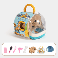 Walking plush dog with motion feature – interactive cuddly toy for children