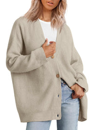 Ladies Cashmere Cardigan with V-neck – Sylvie