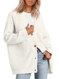 Ladies Cashmere Cardigan with V-neck – Sylvie