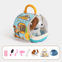 Walking plush dog with motion feature – interactive cuddly toy for children