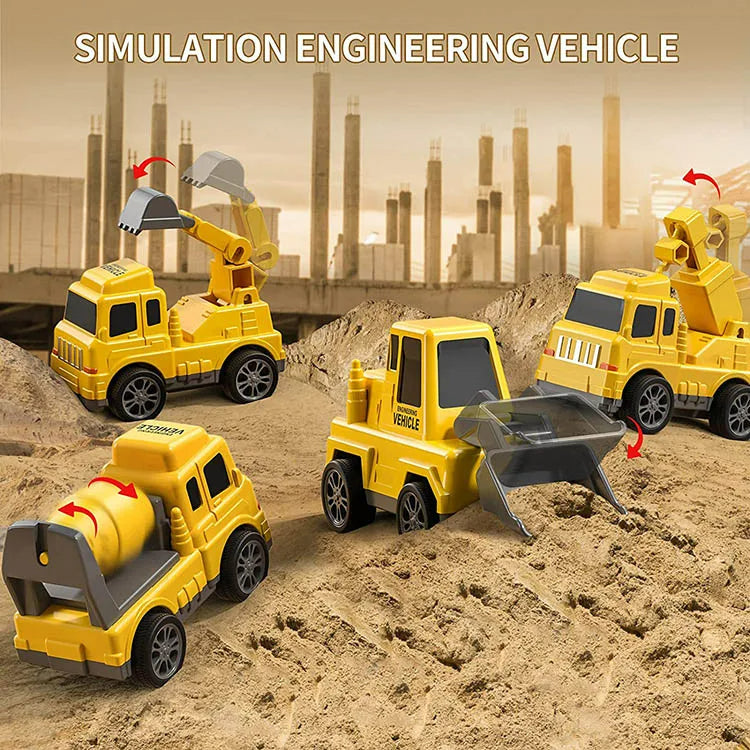 Toy city van with light and sound effects – includes vehicles