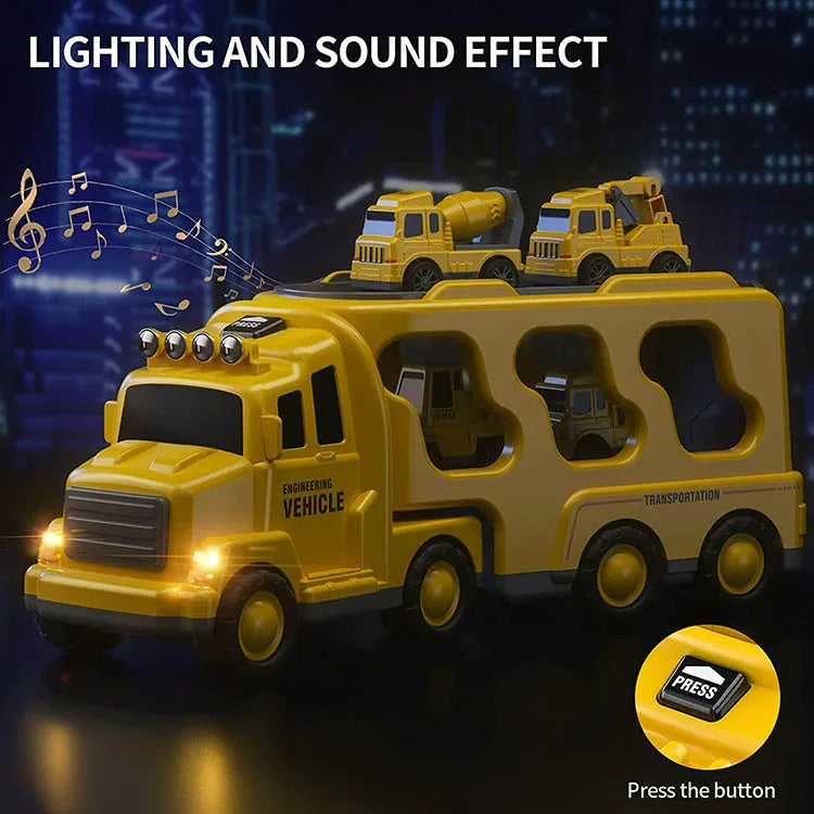 Toy city van with light and sound effects – includes vehicles