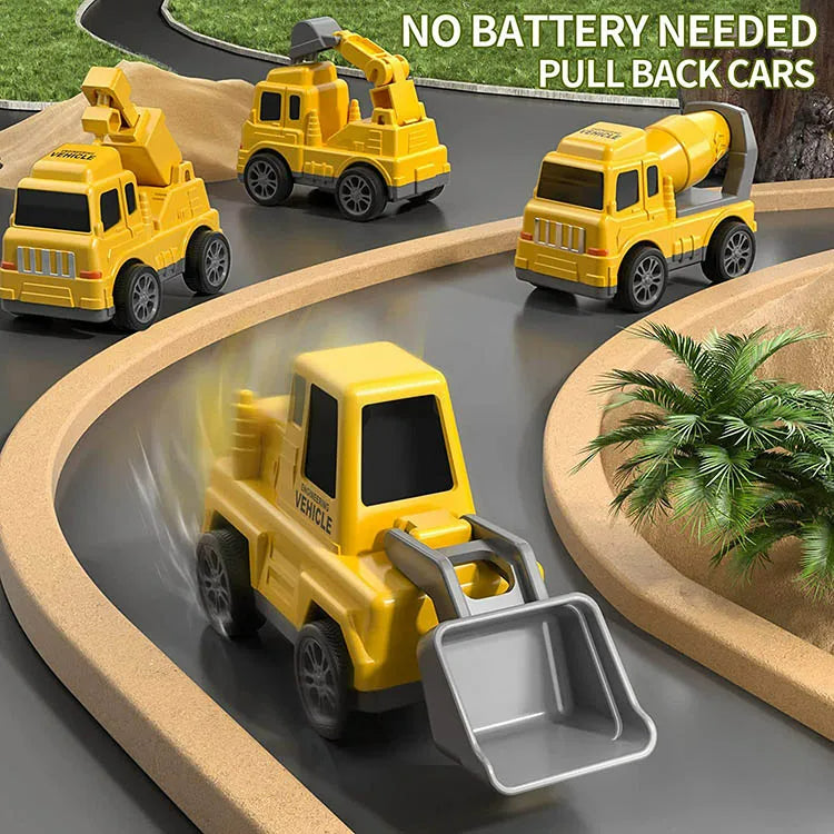 Toy city van with light and sound effects – includes vehicles