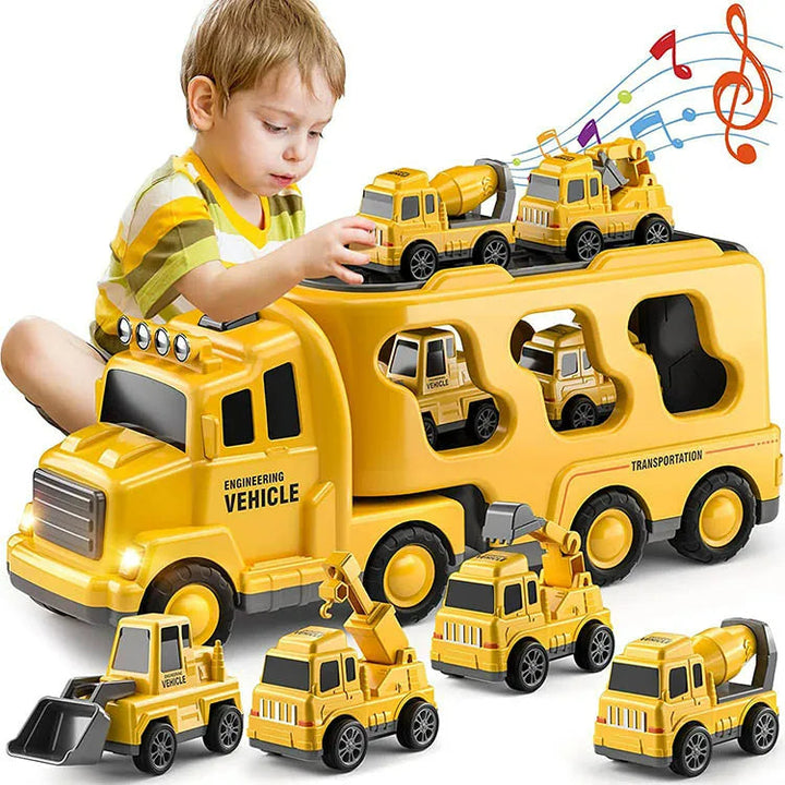 Toy city van with light and sound effects – includes vehicles
