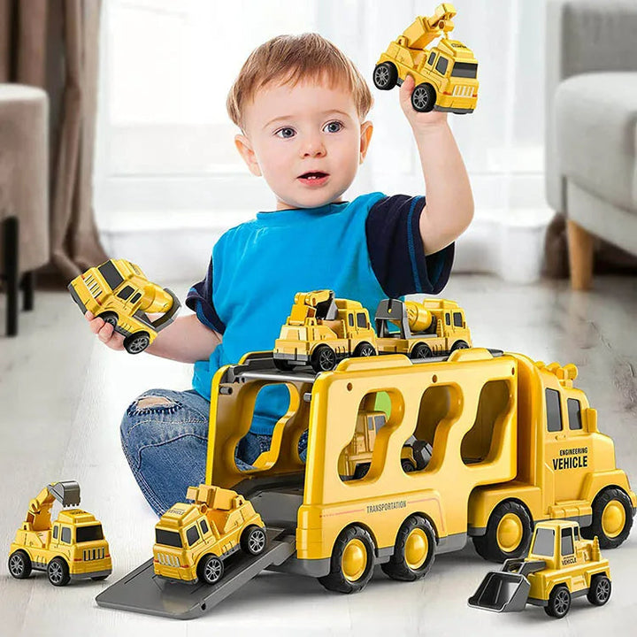 Toy city van with light and sound effects – includes vehicles