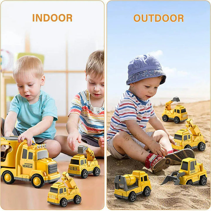 Toy city van with light and sound effects – includes vehicles