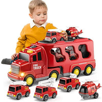 Toy city van with light and sound effects – includes vehicles