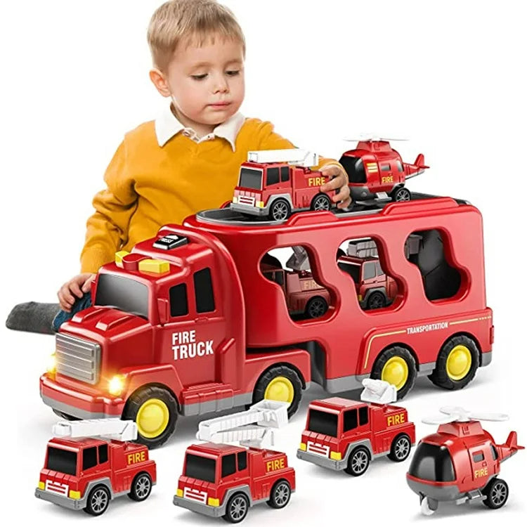 Toy city van with light and sound effects – includes vehicles