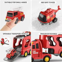 Toy city van with light and sound effects – includes vehicles