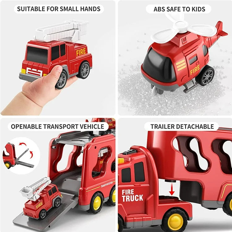 Toy city van with light and sound effects – includes vehicles