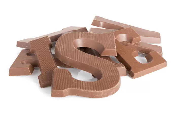 3D silicone mould for pouring chocolate letters – ChocoMould (1+1 free)