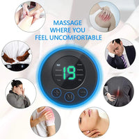 DRAAGBARE ELEKTRISCHE MINI NEK MASSAGER MET PAD & AFSTANDSBEDIENING | INTELLIGENT MASSAGEAPPARAAT-Met afstandsbediening-State of Style