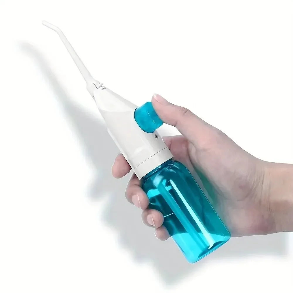 DRAAGBARE HOGEDRUK WATERFLOSSER – PROFESSIONELE MONDIRRIGATOR VOOR TANDREINIGING-Blauw-State of Style