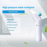 DRAAGBARE HOGEDRUK WATERFLOSSER – PROFESSIONELE MONDIRRIGATOR VOOR TANDREINIGING-Zwart-State of Style