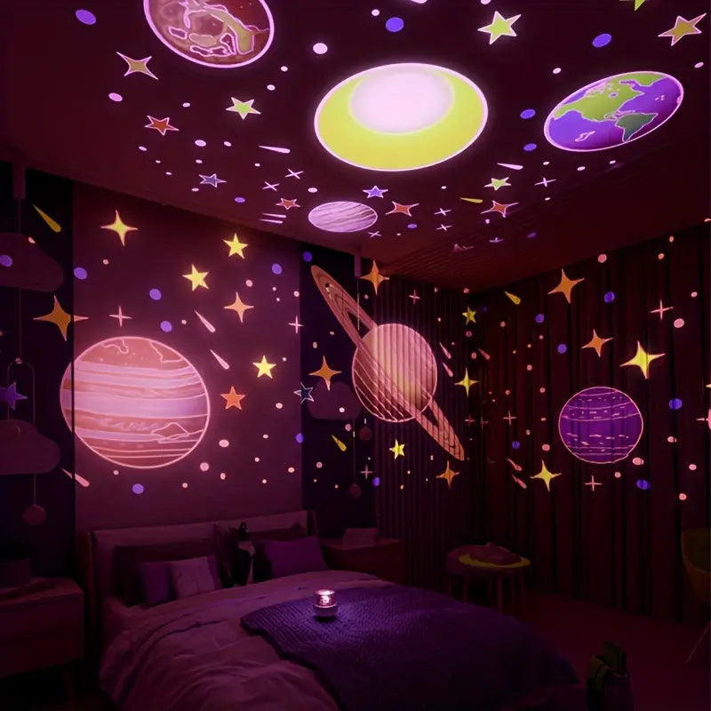 Dream away with Nox – Magical Star Projector for Children-Lamp Rabbit-State of Style
