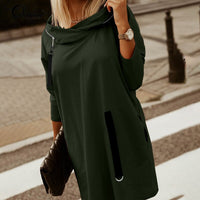 DressHoodie | Oversized Hoodie for Women-Black-S-State of Style