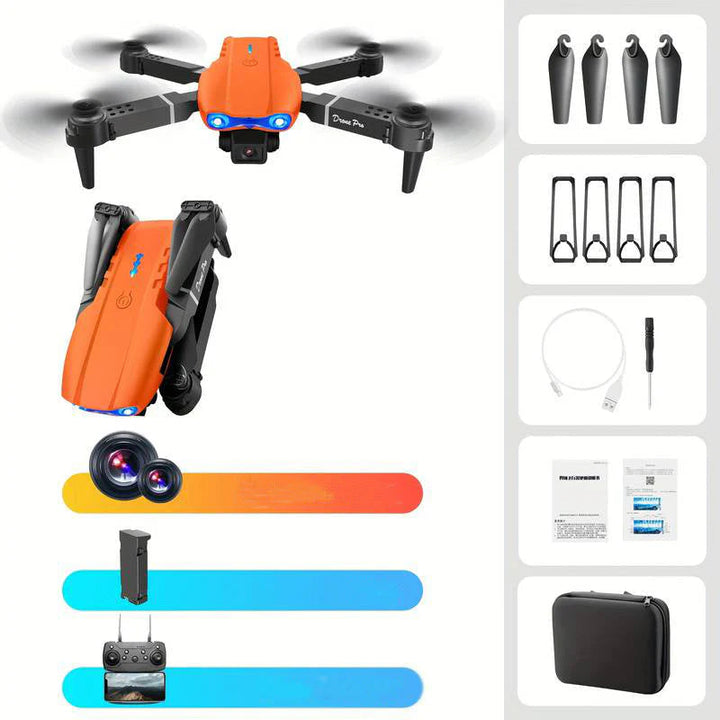 Drone with Dual Camera - AeroVision-Black-State of Style