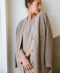 Ladies Cashmere Cardigan with V-neck – Sylvie