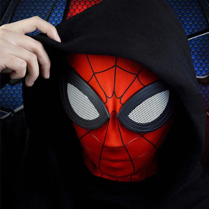 Children's superhero mask with web pattern – for role-play & dress-up fun